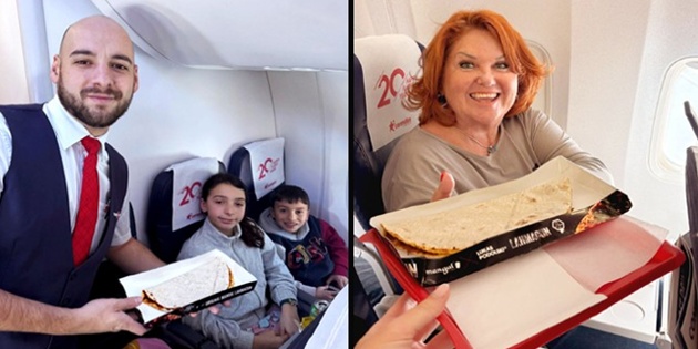 Corendon Airlines, Lahmacunu Gökyüzüne Taşıdı